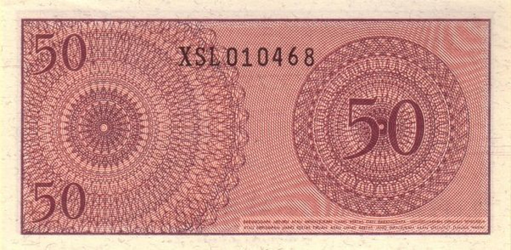 50 sen - Indonesia