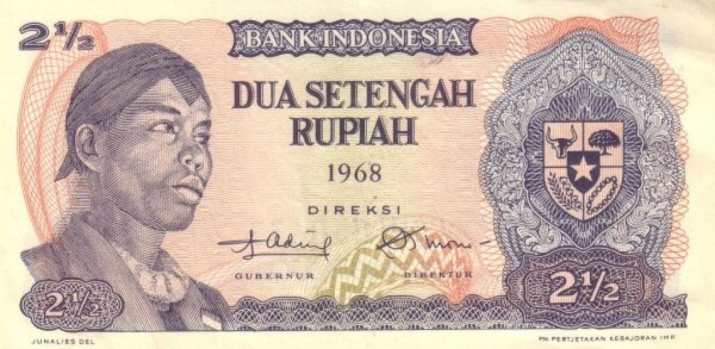 2 1/2 rupiah - Indonesia