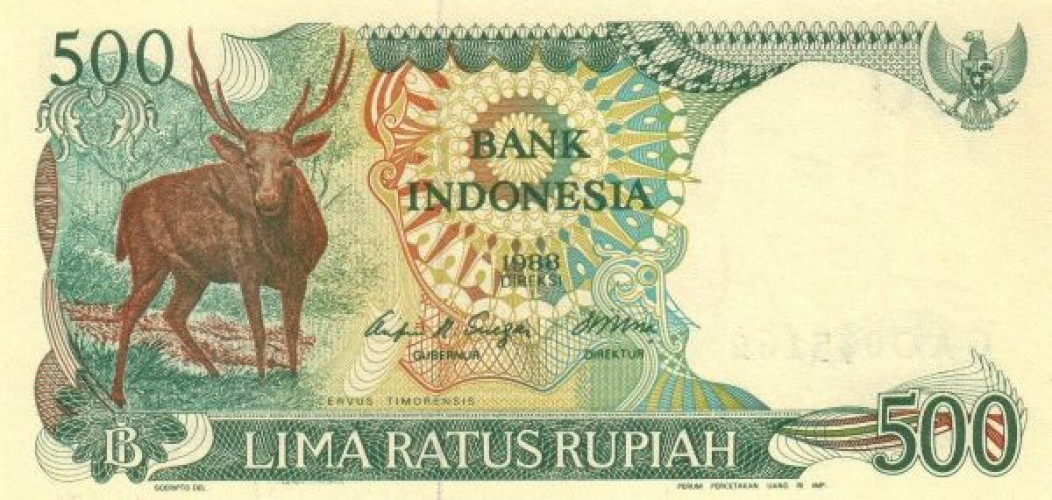 500 rupiah - Indonésie