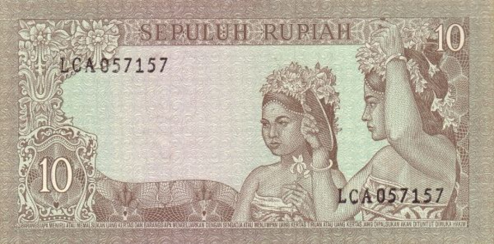 10 rupiah - Indonesia