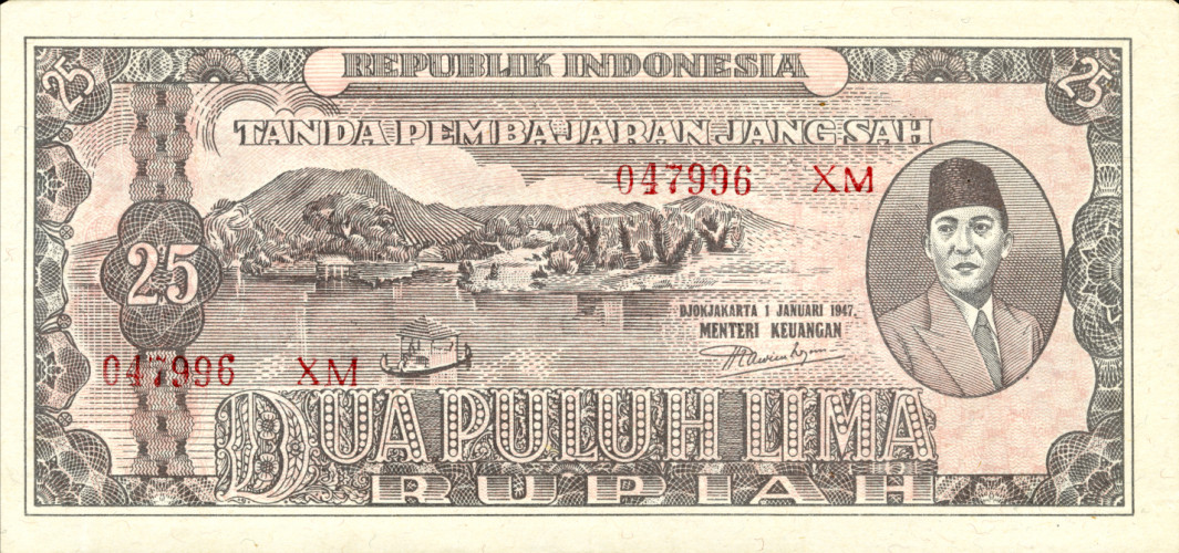 25 rupiah - Indonésie