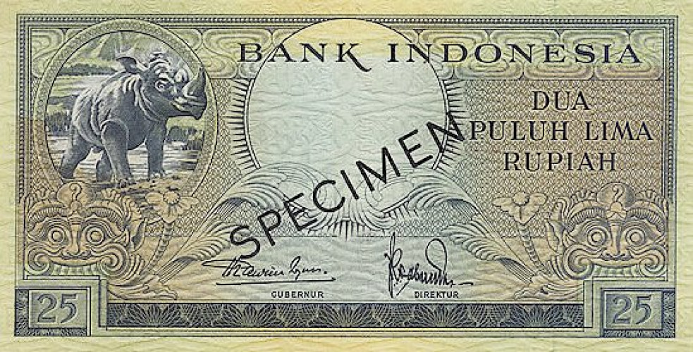 25 rupiah - Indonesia