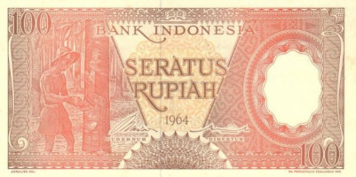 100 rupiah - Indonésie