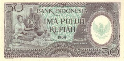 50 rupiah - Indonesia