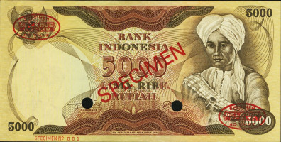 5000 rupiah - Indonesia