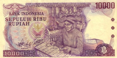 10000 rupiah - Indonesia