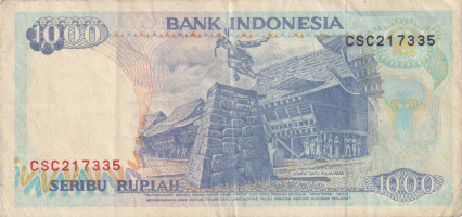 1000 rupiah - Indonesia