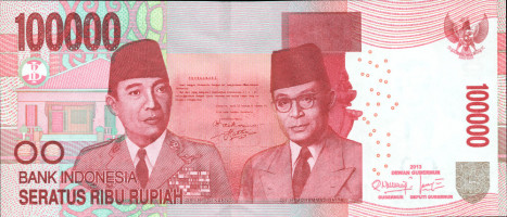 100000 rupiah - Indonesia