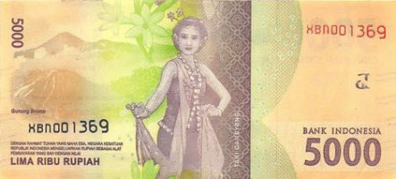 5000 rupiah - Indonesia