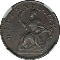 1/2 penny - Irlande