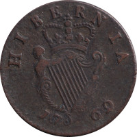 1/2 penny - Irlande