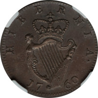 1/2 penny - Irlande