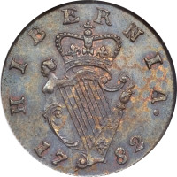 1/2 penny - Irlande