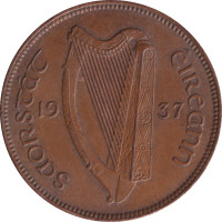 1/2 penny - Irlande