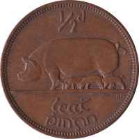 1/2 penny - Irlande