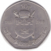 50 pence - Irlande