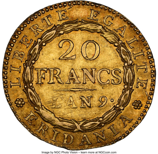 20 francs - Italy