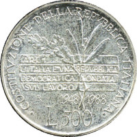 500 lire - Italie