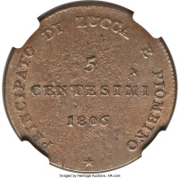 5 centesimi - Italie