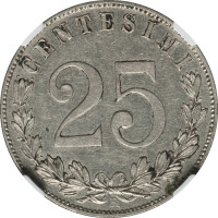 25 centesimi - Italie