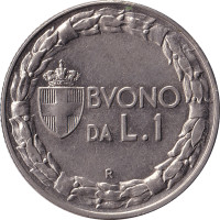 1 lira - Italy