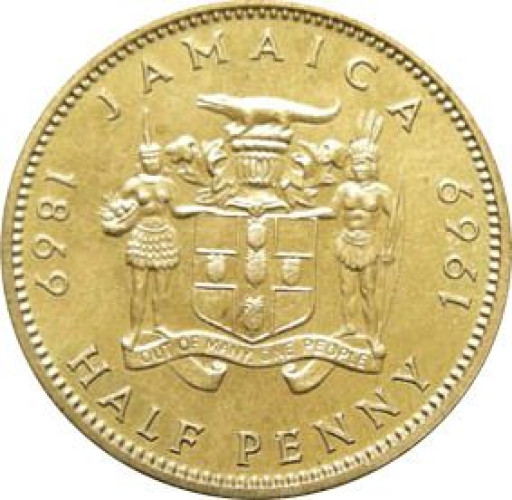 1/2 penny - Jamaica