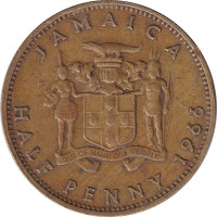 1/2 penny - Jamaica