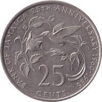 25 cents - Jamaica