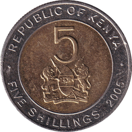 5 shillings - Kenya