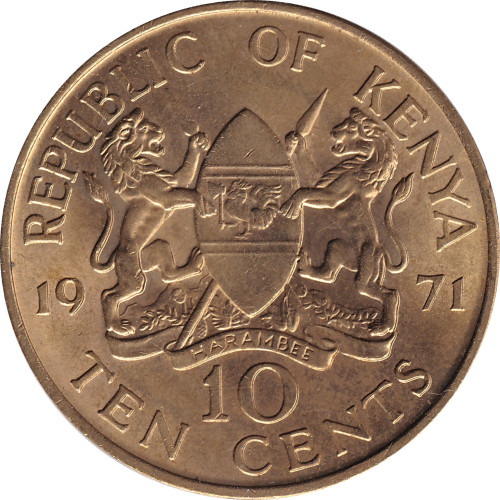 10 cents - Kenya