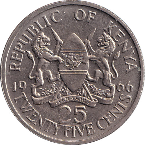 25 cents - Kenya