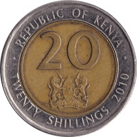 20 shillings - Kenya