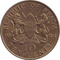 10 cents - Kenya