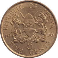 5 cents - Kenya