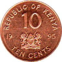 10 cents - Kenya