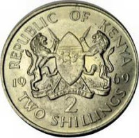 2 shillings - Kenya