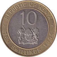 10 shillings - Kenya