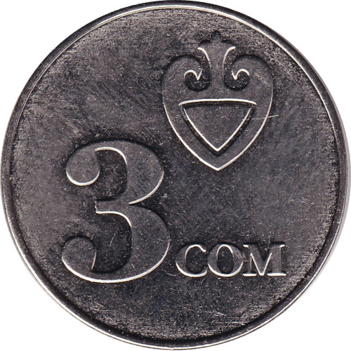 3 som - Kirghizistan