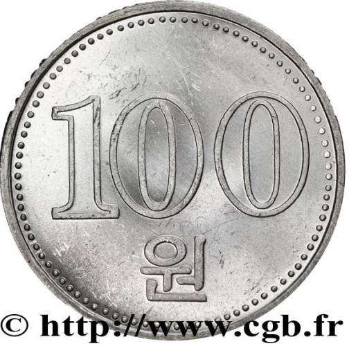 100 won - Korea