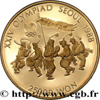 25000 won - Korea