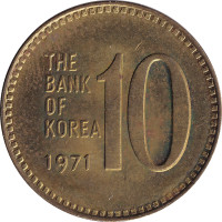 10 won - Korea