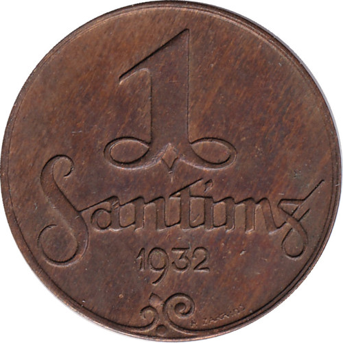 1 santims - Latvia