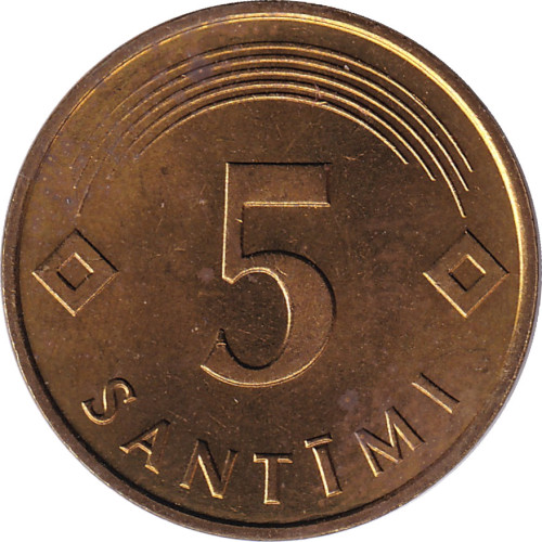 5 santimi - Latvia