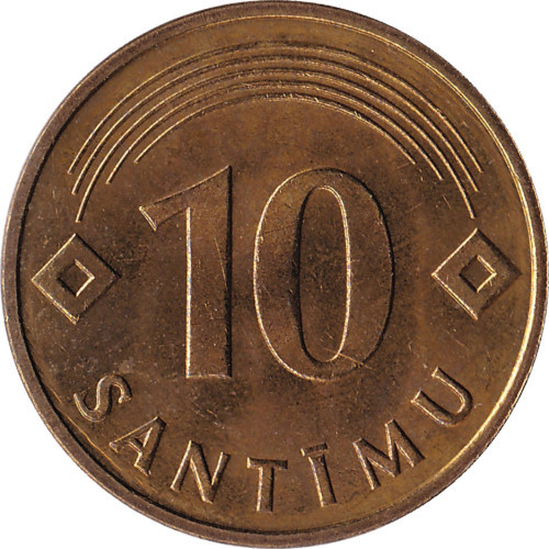 10 santimu - Latvia