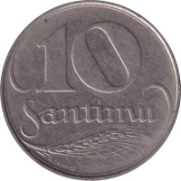 10 santimi - Lettonie