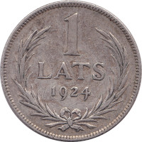 1 lats - Lettonie