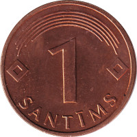 1 santims - Latvia