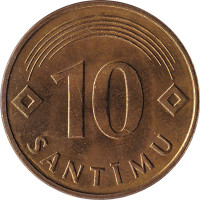 10 santimu - Lettonie