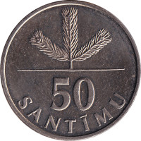 50 santimu - Latvia