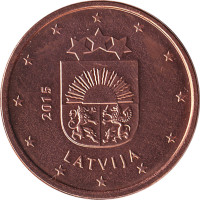 1 eurocent - Latvia